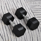 Hexagonal Dumbbells Kit Weight Lifting Exercise for Home Fitness 2x10kg