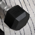 Hexagonal Dumbbells Kit Weight Lifting Exercise for Home Fitness 2x10kg