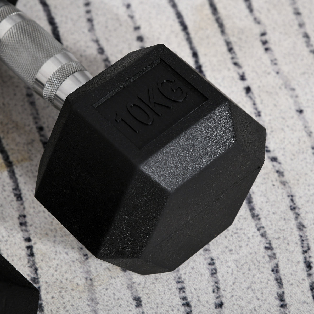 Hexagonal Dumbbells Kit Weight Lifting Exercise for Home Fitness 2x10kg
