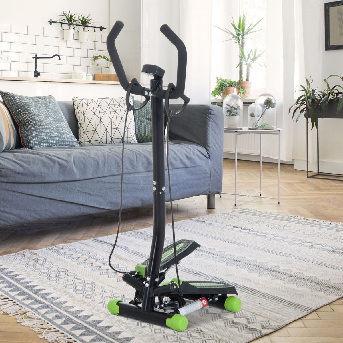 Stepper Step Machine with Resistance Bands Fitness Exercise Workout