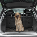 Dog Guard for Car Boot Adjustable Mesh Barrier Pet Headrest, 90-120W x 40.5H cm