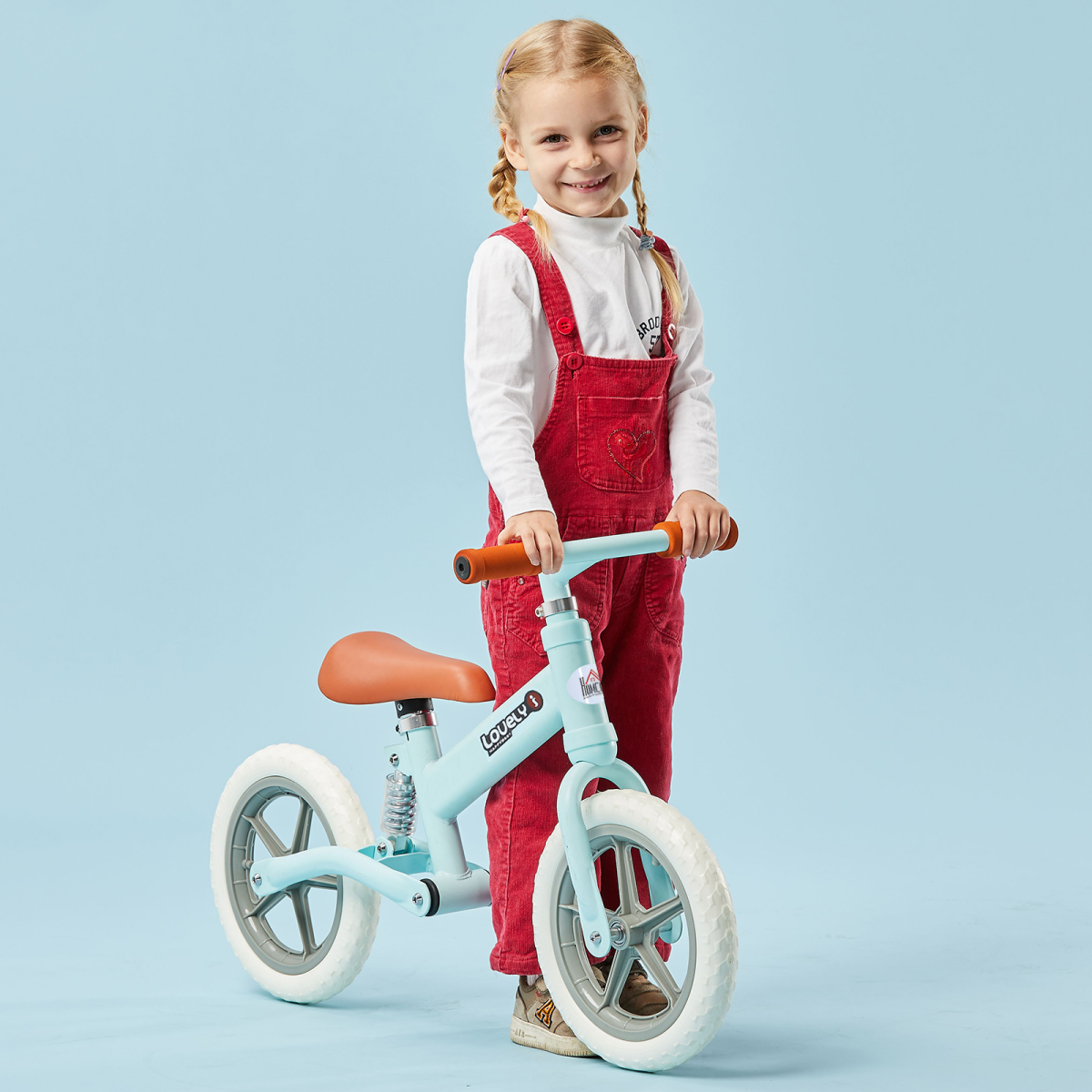 Kid Balance Bike ChildrenBicycle Adjustable Seat 2-5 Years No Pedal  HOMCOM