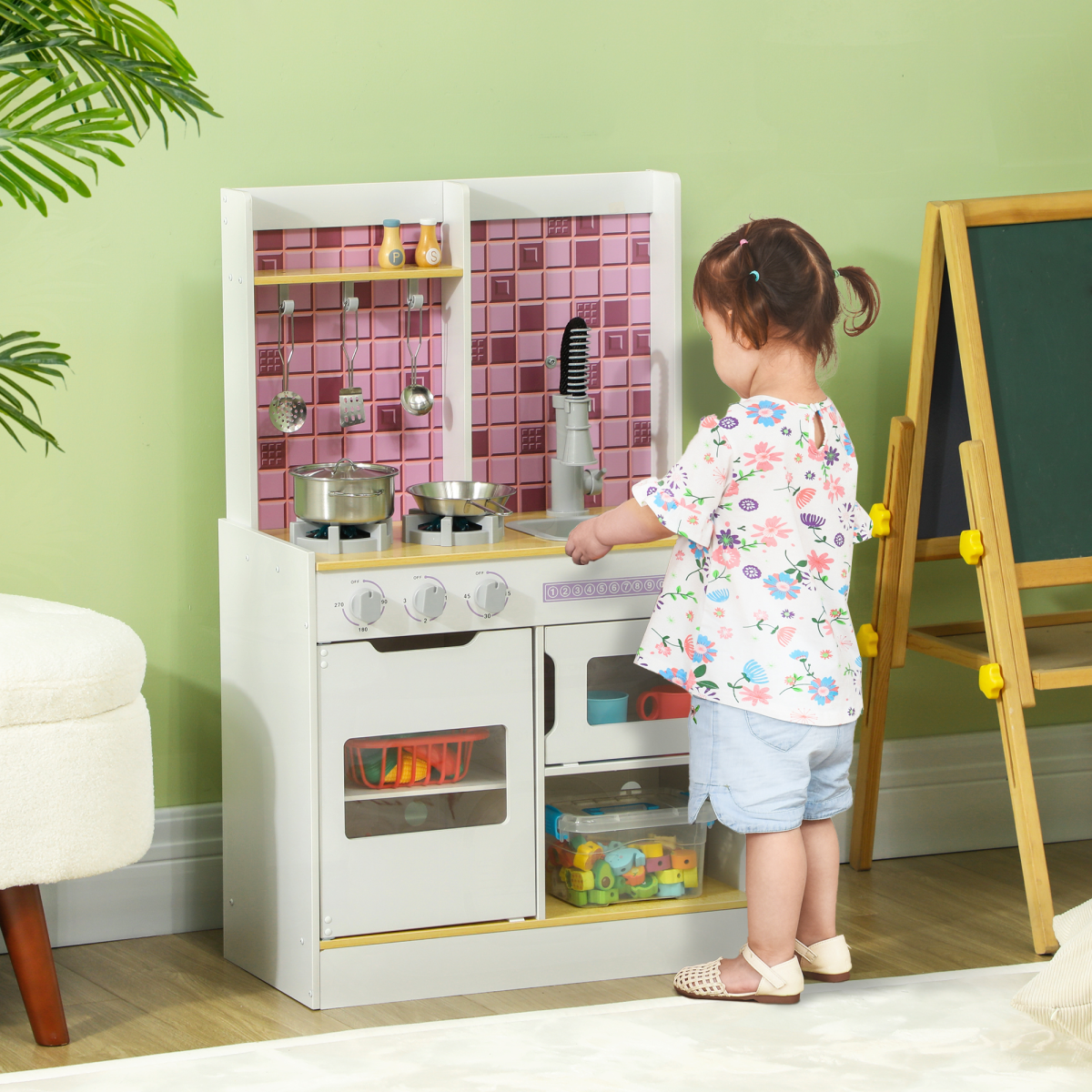 AIYAPLAY Kids Play Kitchen