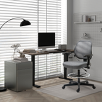 Height Adjustable Electric Standing with 4 Memory Preset Black Vinsetto
