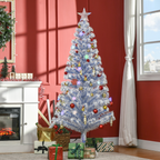Artificial Fibre Optic Christmas Tree Seasonal Decoration w/ 26 LED HOMCOM