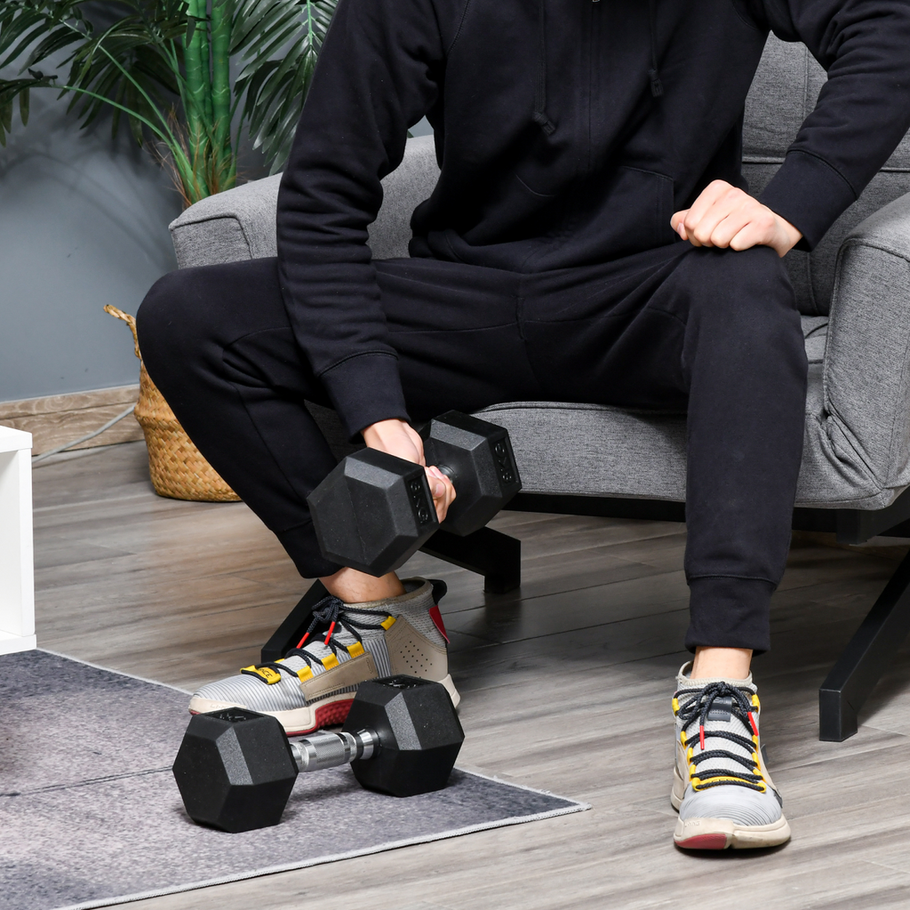 Hexagonal Dumbbells Kit Weight Lifting Exercise for Home Fitness 2x8kg