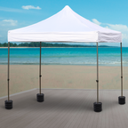 Set of 4 Gazebo Tent Canopy Weight Sand Fillable Strong Plastic Durable
