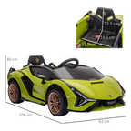 Lamborghini SIAN 12V Kids Electric Ride On Car Toy with Remote Control