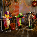 Sound-Activated Stacking Halloween Clowns