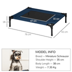 Pet Bed Raised Cot Dog Cat Elevated Puppy Hammock Camping Portable Waterproof