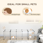 Pet Playpen, 18 Panels DIY Small Animal Cage for Guinea Pigs Hedgehogs