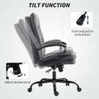Fabric Office Chair, Computer Desk Chair for Home, Charcoal Grey