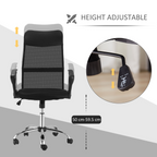 Executive Office Chair High Back Mesh Chair Seat Office Desk Chairs, Black