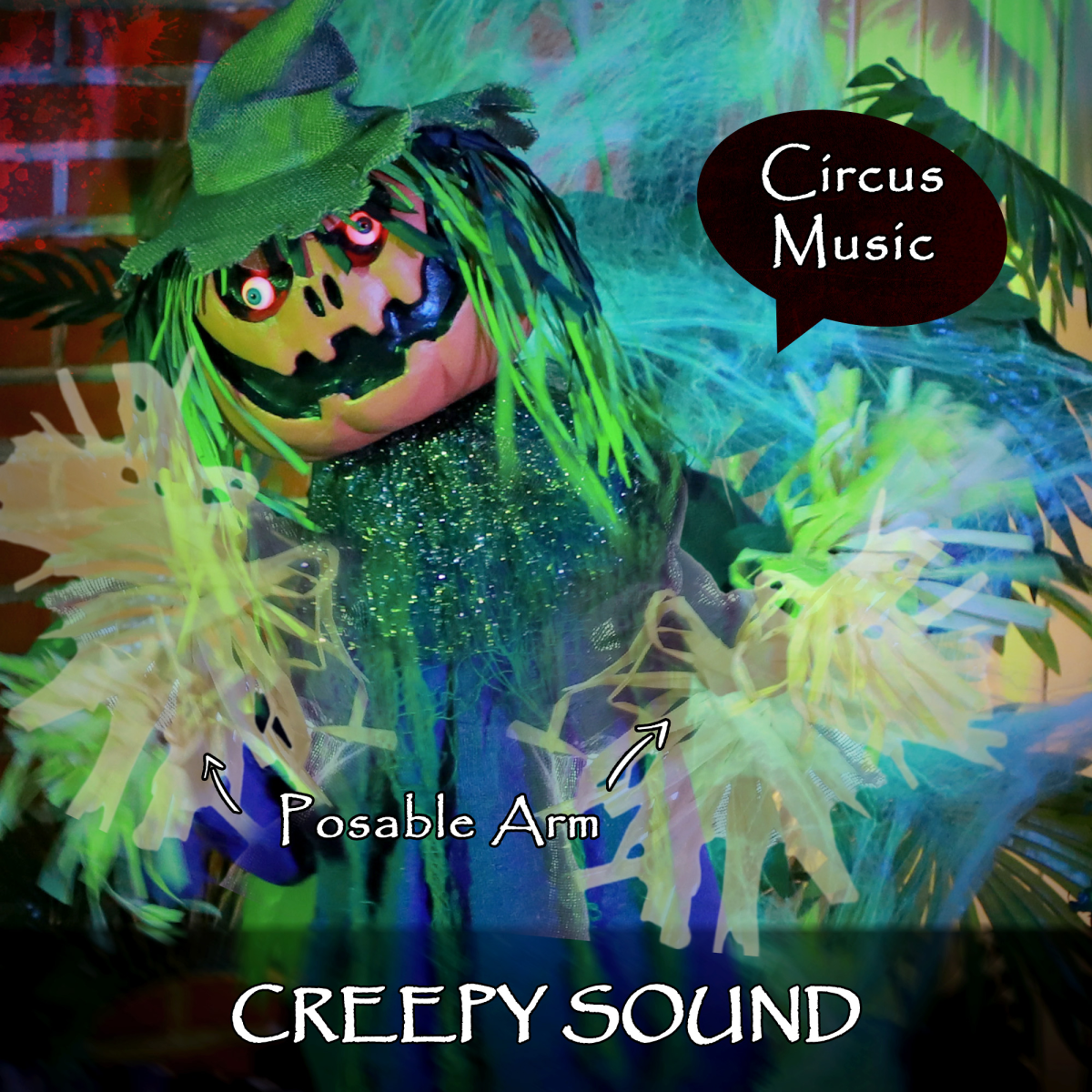 Animated Halloween Pumpkin Decoration