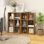 Industrial Style Storage Shelf, Bookcase, Bookshelf, Rustic Brown