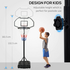Basketball Stand and 94-123cm Height Adjustable Hoo For Pool Side