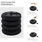 Set of 4 Gazebo Tent Canopy Weight Sand Fillable Strong Plastic Durable