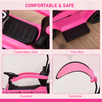Benz G350 Ride-on Sliding Car Floor Slider Stroller Kids Vehicle, Pink