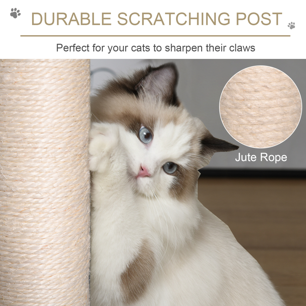 Cat Tree Multi-level Kitten Tower with Scratching Post Condo Plush Perches