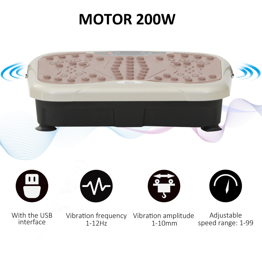 Vibration Plate Machine Fitness Body Shaper Slim Trainer Home Gym