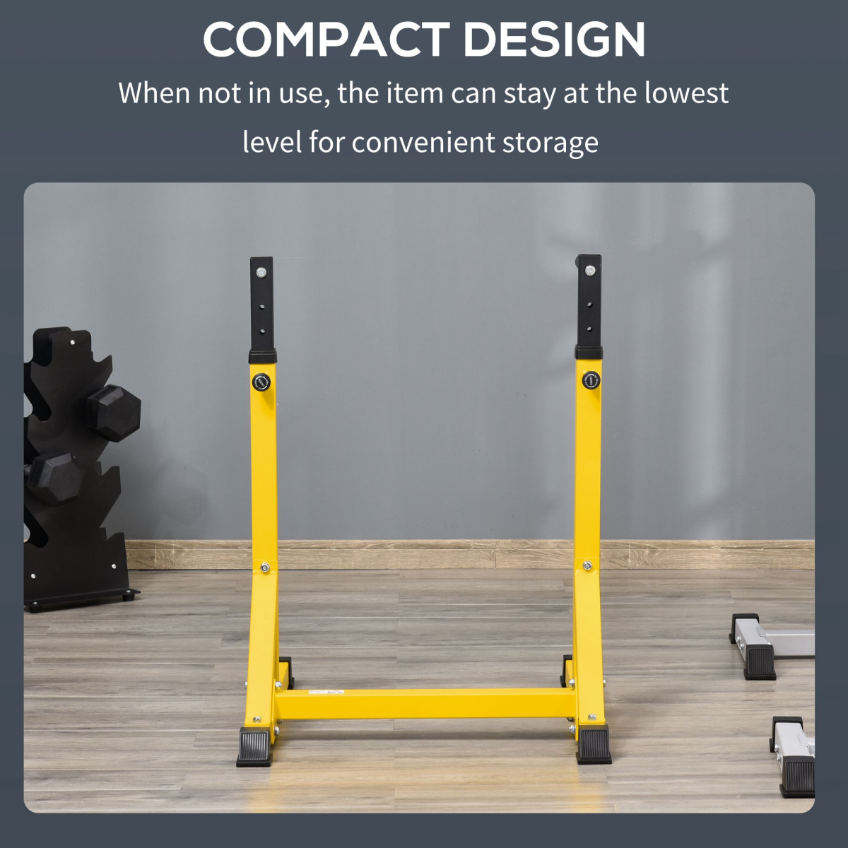 Dip Station Chin Up Parallel Bars Pull Up Power Tower Home Gym Workout HOMCOM