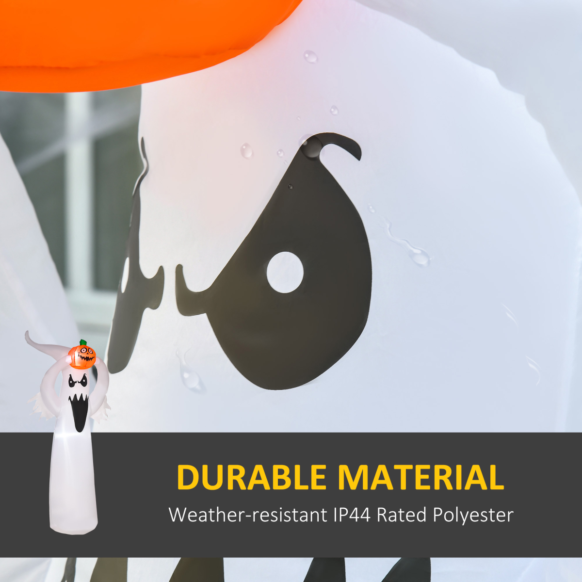 LED Inflatable Halloween Ghost & Pumpkin — 1.8m