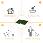 Large Dog Toilet Mat Indoor Potty Puppy Trainer Grass Litter Tray Pad Restroom