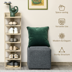 7 Tier Shoe Rack Organizer Storage Shelf Wooden Display Cabinet Oak