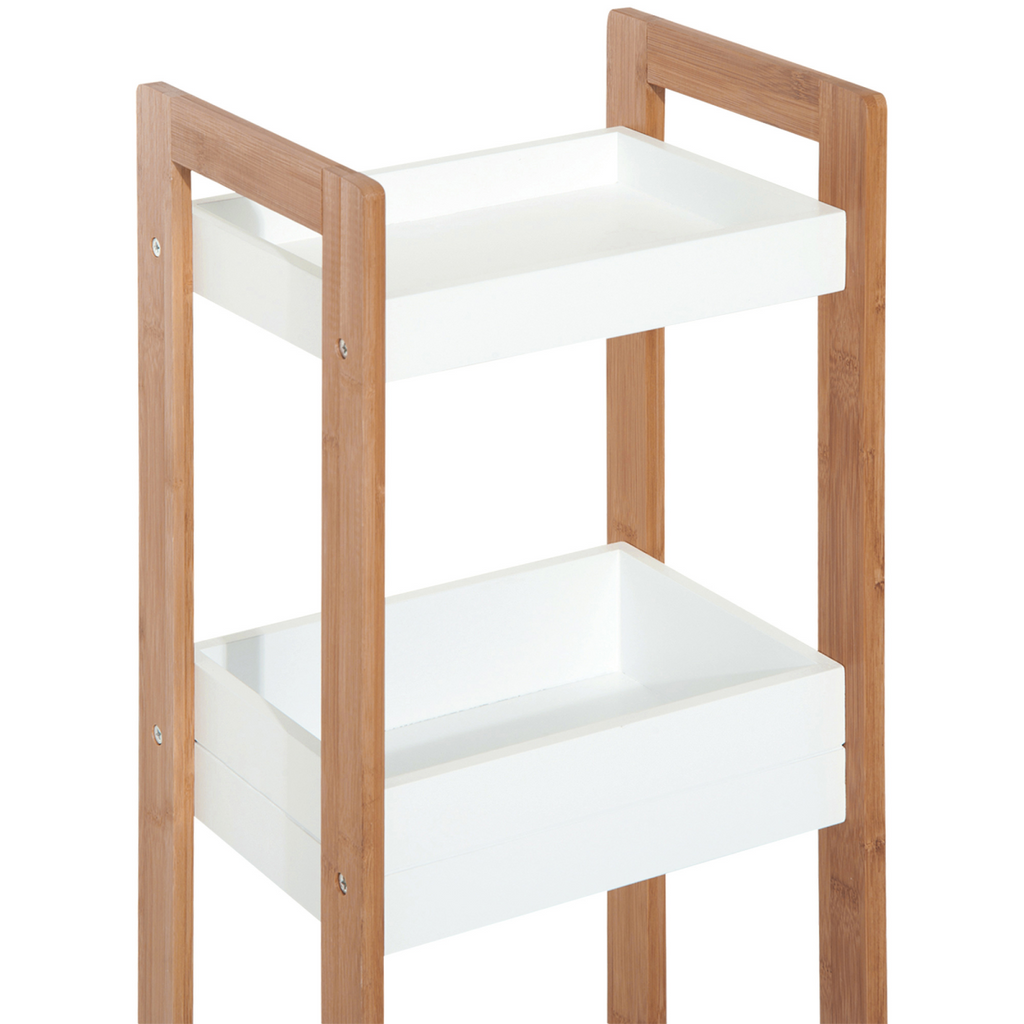 Bathroom Shelves, 3-Tier-Bamboo
