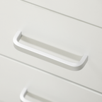 Computer Desk Writing Desk with Five Drawers for Home Office White