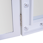 Lighted Tri-Fold Vanity Mirror Large Cosmetic Mirror LED Lights White