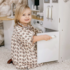 Large Kitchen Playset w/ Full Accessories - White