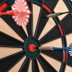 Electronic Dartboard LED Digital Score 27 Games with 12 Soft Darts Ready-to-Play