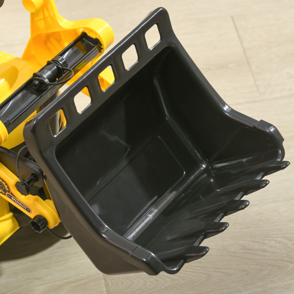 Ride-On Bulldozer Toddler Scooter Storage Cart Construction Truck