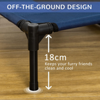 Pet Bed Raised Cot Dog Cat Elevated Puppy Hammock Camping Portable Waterproof