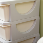 Kids Storage Unit with Three Drawers Three-Tier Chest Vertical Dresser