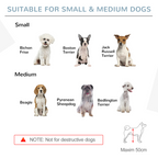 Wooden Foldable Dog Safety Barrier with 4 Panels for Small&Medium Dogs Blue Grey