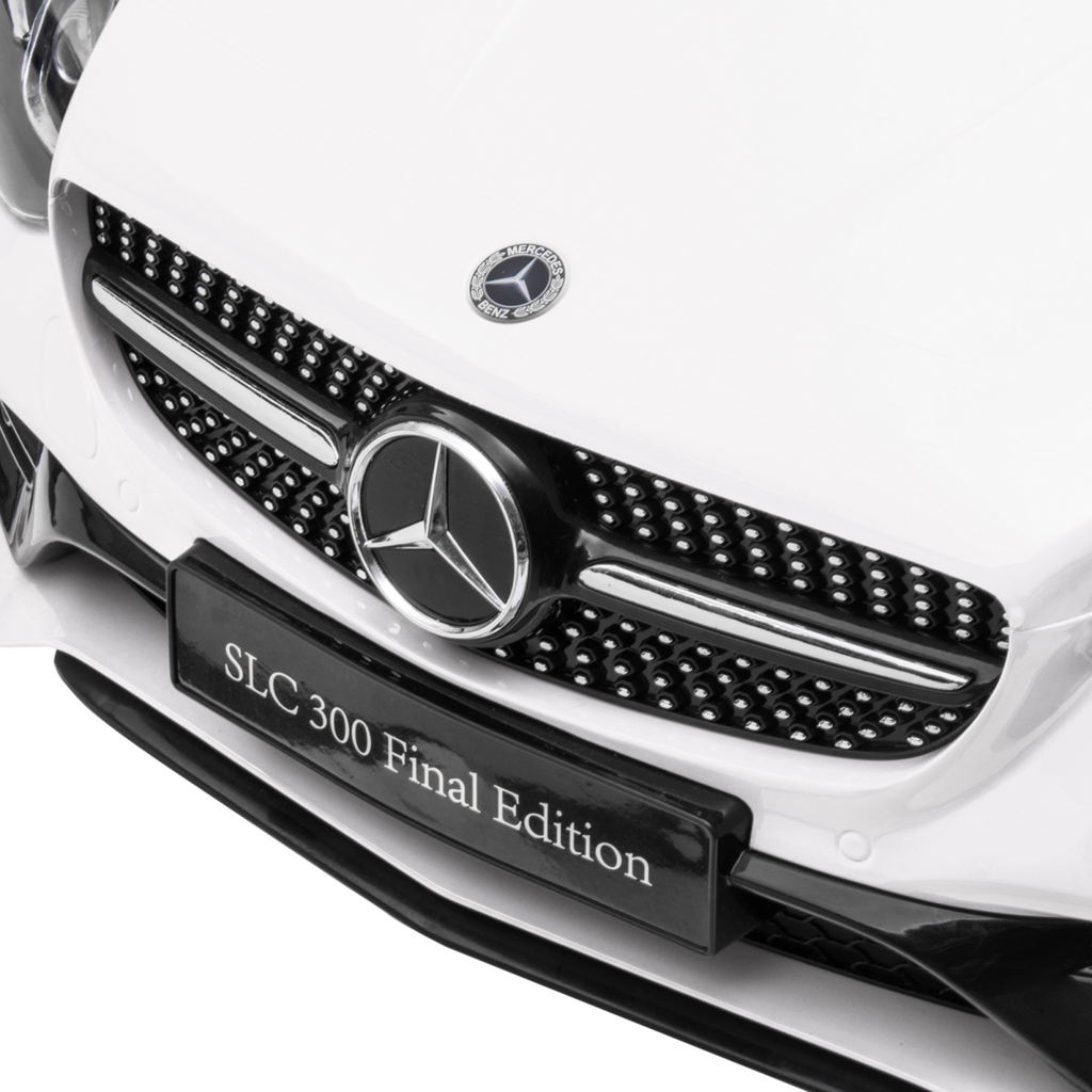 Benz 12V Kids Electric Ride On Car with Remote Control Music White