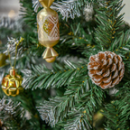 5FT Artificial Christmas Tree Xmas Indoor Decoration, Automatic Open HOMCOM