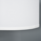 Floor Lamp with Linen Lampshade Round Base for Living Room Bedroom