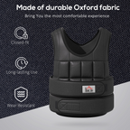 10KGS Adjustable Weight Vest Running Gym Training Weight Loss, Black
