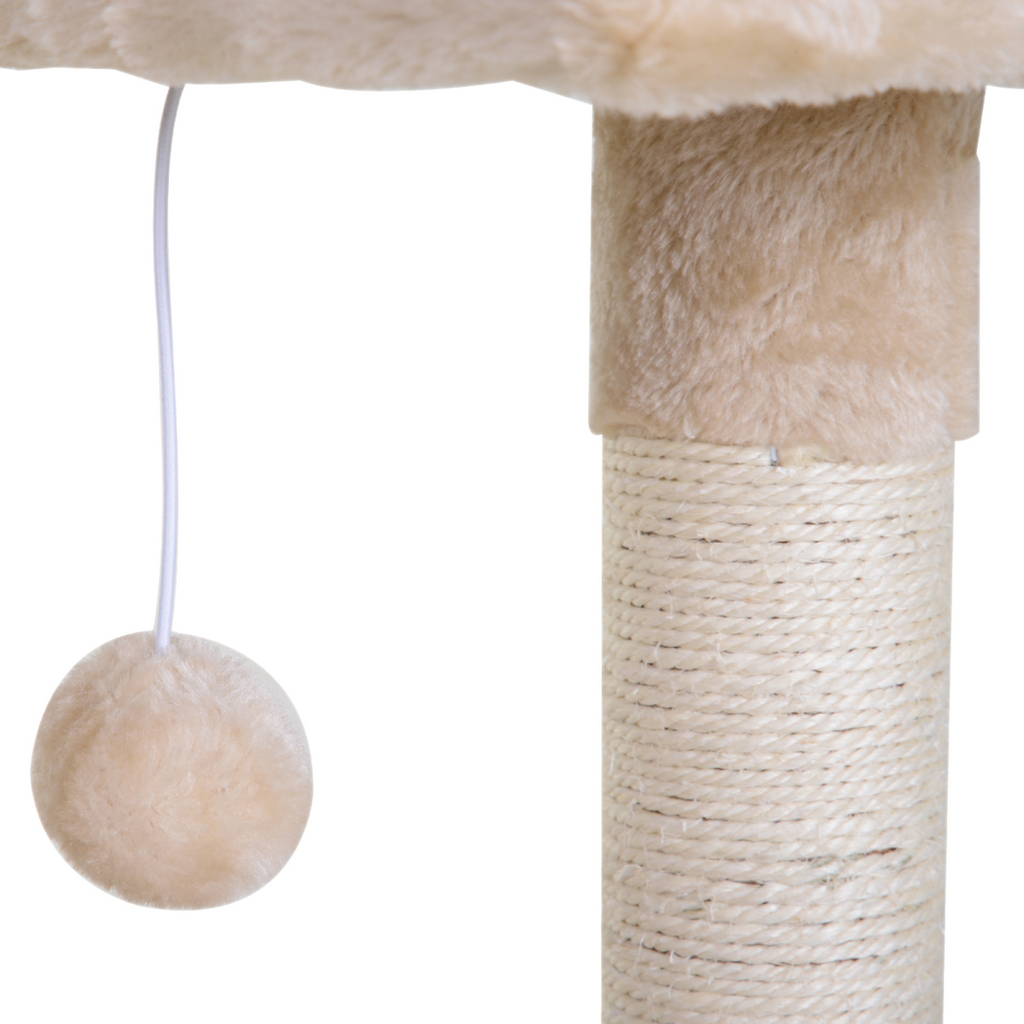 Cat Activity Tree Kitten Play Tower Palace Two-Tier with Sisal Scratching Post