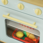 AIYAPLAY Play Kitchen, Kids Kitchen Playset with Light & Sound Stove