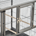 Large Bird Cage for Finch Canaries Parakeets Cockatiels W/ Food and Water Bowls