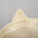 3-Tier Deluxe Cat Activity Tree Scratching Posts Kitten Beige Pawhut