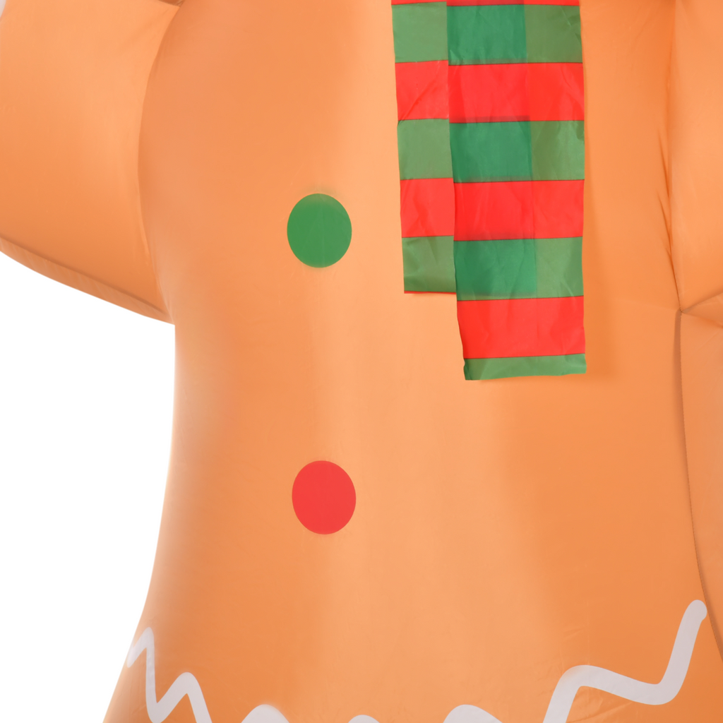 8ft Christmas Inflatable Gingerbread Man Lighted Indoor Outdoor