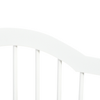 Three-Panel Freestanding Wooden Dog Gate with Support Feet