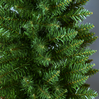 1.5m 5ft Artificial Pine Pencil Slim Christmas Tree 294 Branch Tips with Stand