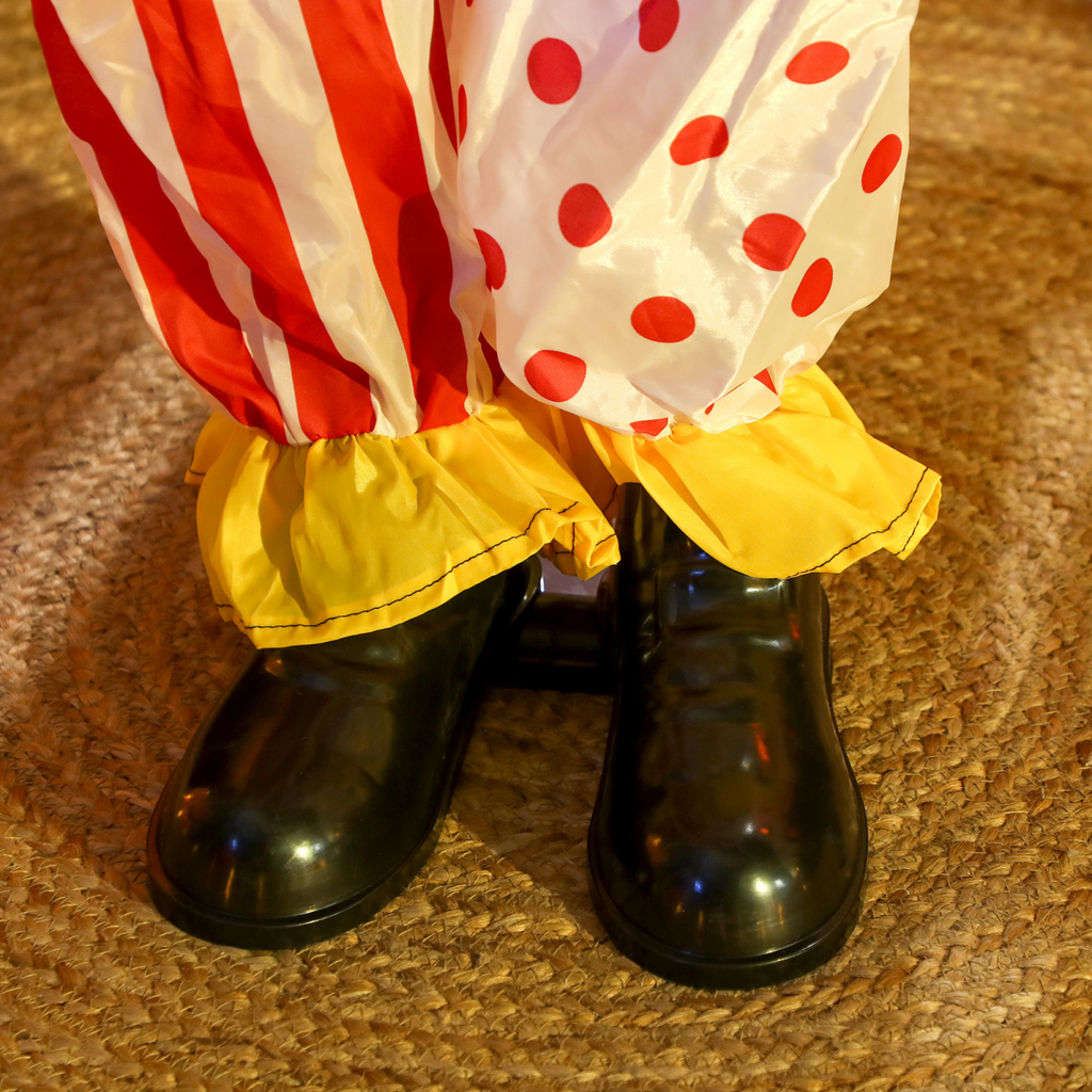 Sound-Activated Stacking Halloween Clowns