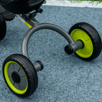 AIYAPLAY Trike with Adjustable Seat Basket Kids Tricycle for 2-5 Years Old Black